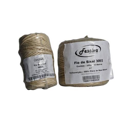 Festiva Fio Sisal Natural Razado