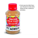 Acrilex Verniz Vitral Fosco 100ml Incolor