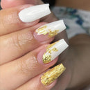 Make+ Folhas Metalizadas Imitação Ouro Contém 25 Folhas