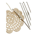 Kit Agulhas Aço Crochet 4 Unidades