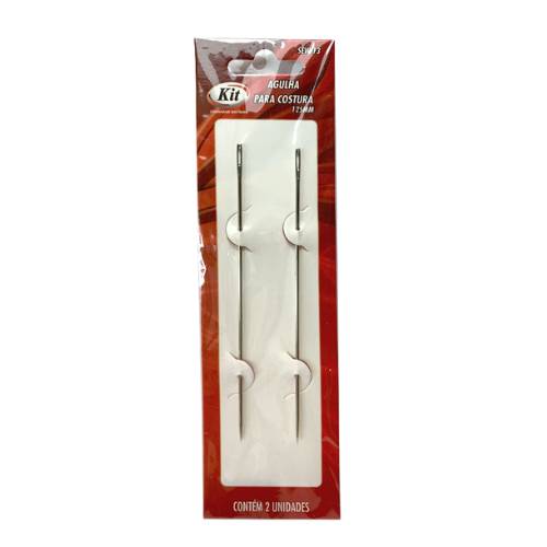 Kit Agulha para Costura 125mm 2 Unidades