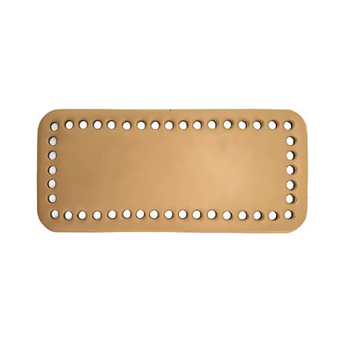 Base de Couro Sintético para Bolsa 18x8cm Roma Aviamentos