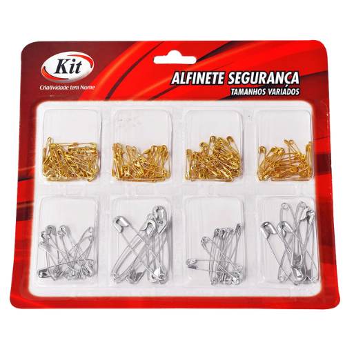 Kit Alfinete Segurança Tamanhos Variados