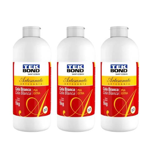 Cola Branca Pva Extra Artesanato 1kg - Tek Bond
