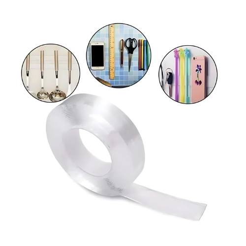 Fita Adesiva Dupla Face Silicone Roma Aviamentos