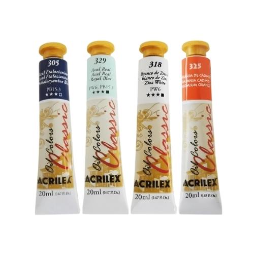 Tinta Óleo Colors Classic 20ml Acrilex