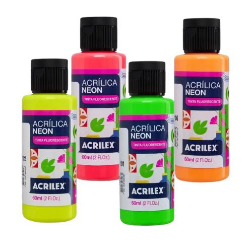 Acrilex Tinta Acrilica Neon 60ml