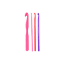 Kit Agulha Crochê Plástica 191031-8