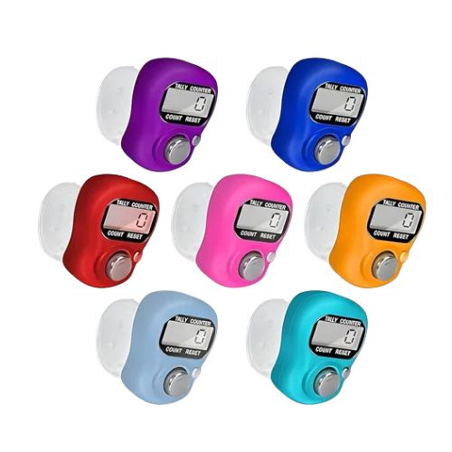 Kit Contador Digital Ponto Crochê