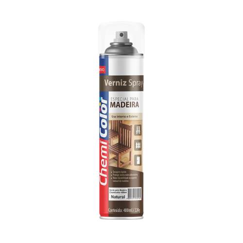 Verniz Spray Madeira Chemicolor 400ml Baston