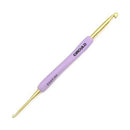 Circulo Agulha de Crochê Ponta Dupla Cabo Emborrachado