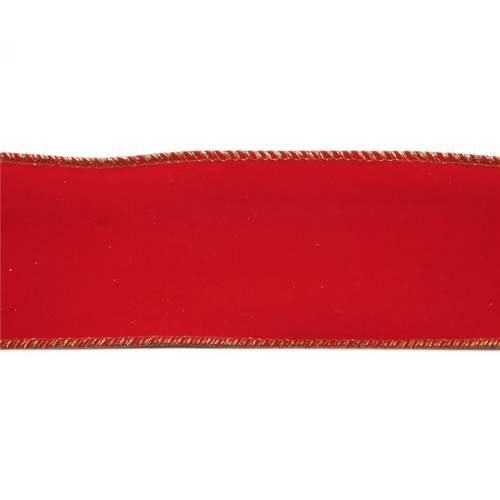 Cromus Fita Vermelha com Bordas Trabalhada 4,57 Metros