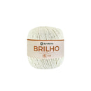 Euroroma Barbante Brilho Prata Colorido 4/6 - 400g - 406m