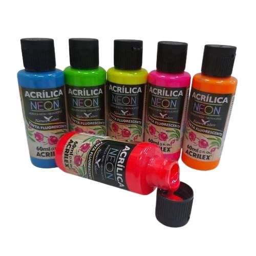 Acrilex Tinta Acrilica Neon 60ml