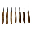 Kit Agulha de Crochê com Cabo de Bambu