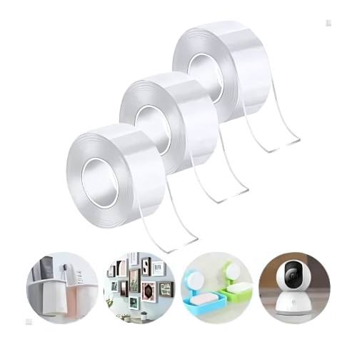 Fita Adesiva Dupla Face Silicone Roma Aviamentos