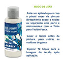 ACRILEX DILUENTE DE TINTA PARA TECIDO SEM COR