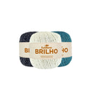 Euroroma Barbante Brilho Prata Colorido 4/6 - 400g - 406m