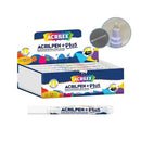 Caneta Acrilpen + Plus Branca Acrilex