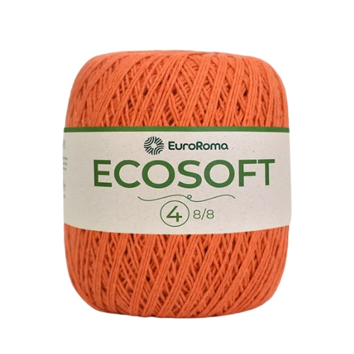 Barbante EuroRoma EcoSoft 8/8 – 300g (483m) para crochê e