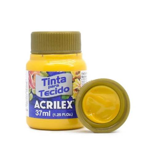 Tinta para Tecido Metálica 37ml Acrilex
