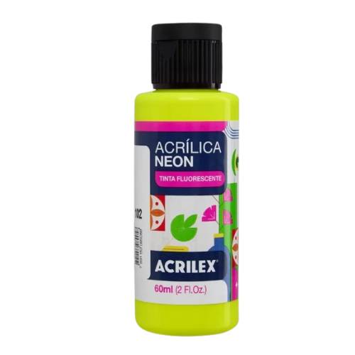 Acrilex Tinta Acrilica Neon 60ml