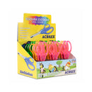 Acrilex Tesoura Escolar Cabo Transparente 13 cm