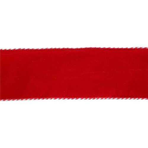 Cromus Fita Vermelha com Bordas Trabalhada 4,57 Metros