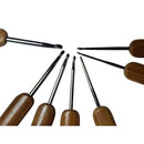 Kit Agulha de Crochê com Cabo de Bambu