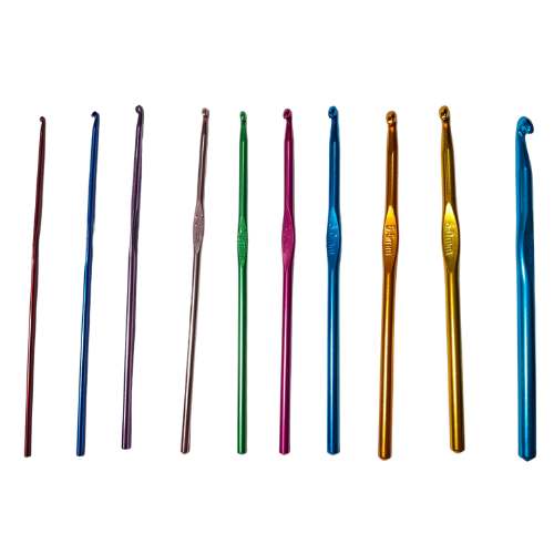 Kit Agulha de Crochê Aluminio