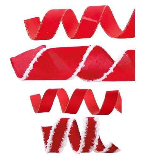 Cromus Fita Vermelha com Bordas Trabalhada 4,57 Metros