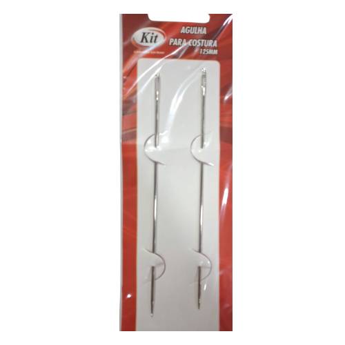 Kit Agulha para Costura 125mm 2 Unidades