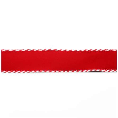 Cromus Fita Vermelha com Bordas Trabalhada 4,57 Metros