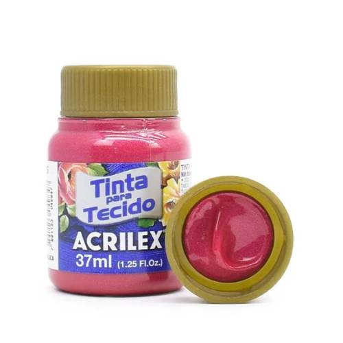 Tinta para Tecido Metálica 37ml Acrilex