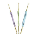 Circulo Agulha de Crochê Ponta Dupla Cabo Emborrachado