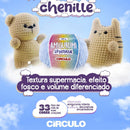Círculo Linha Amigurumi Chenille 110m 100g