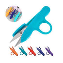 Kit Tesoura Arremate Plástica com Suporte Dedo 12cm Unidade